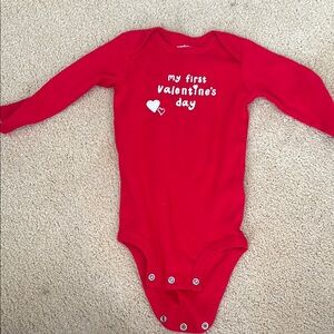 Carter’s Valentine’s Day onsie